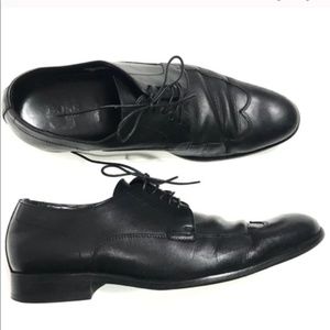 Hugo Boss Black Dress Shoes Made in Italy Size 8